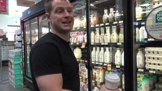 Shopping Tour   Cooler and Frozen Section Eggs, Dairy, and More