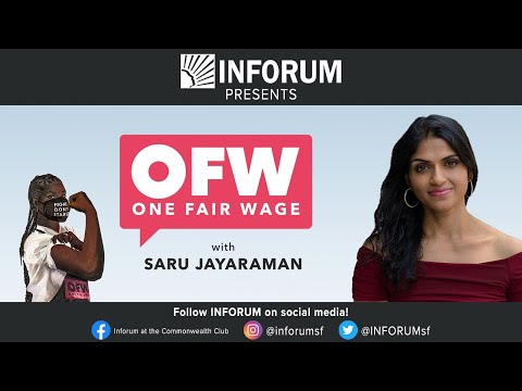 (Live Archive) One Fair Wage with Saru Jayaraman