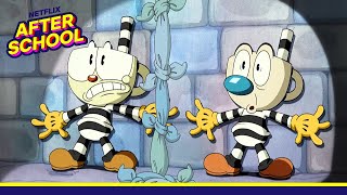 Brotherly Break-Out! 🚨 THE CUPHEAD SHOW! | Netflix After School screenshot 5