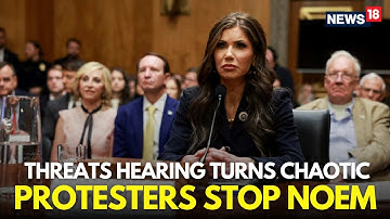 LIVE | “The Power of Christ Compels You!," Protesters Interrupt Kristi Noem DHS Hearing | N18G