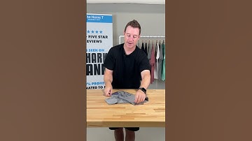 Use this t-shirt folding hack to level up your closet and drawers. #stayorganized