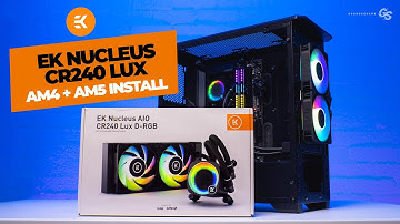 EK Nucleus CR240 & CR360 Lux AMD AM4/AM5 Installation Guide