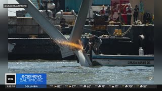 Chesapeake 1000 crane used to clear Key Bridge collapse site