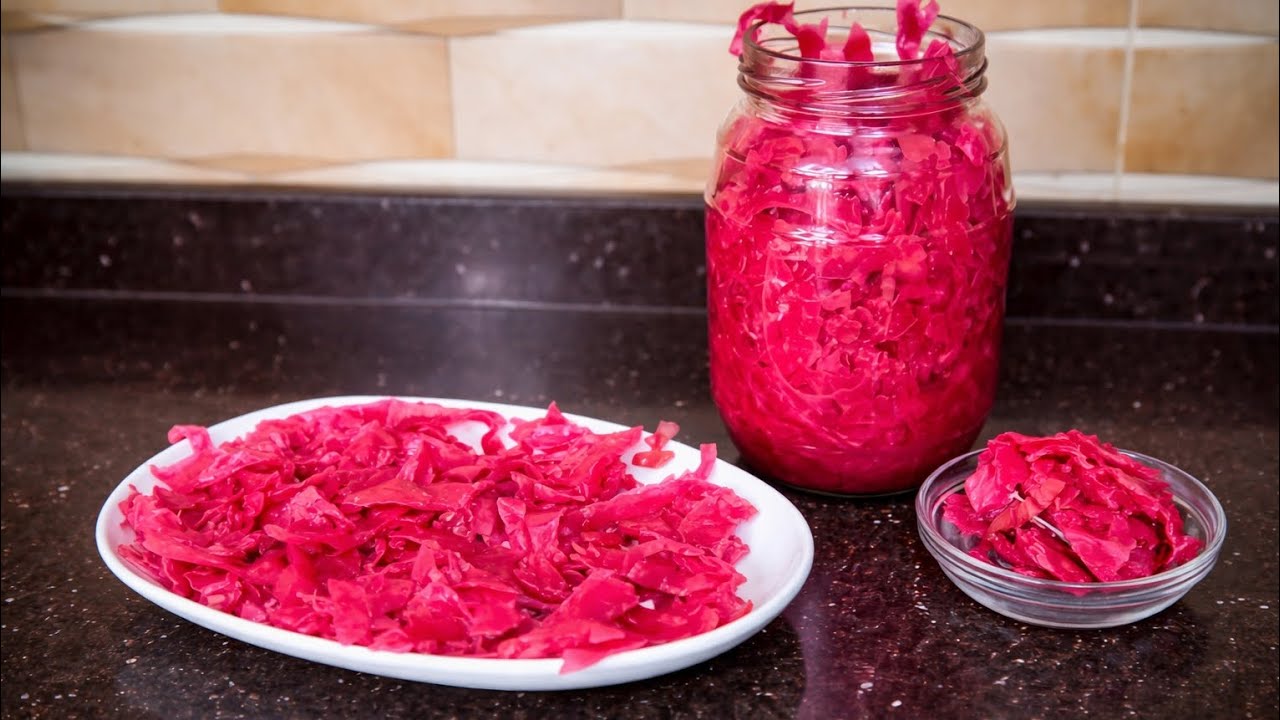 مخمر الملفوف المقرمش السريع | مخلل اقتصادي للسندوتشات والبرجر وجنب كل الأكلات