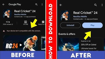 Real Cricket 24 Your Device Isn