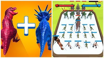 Merge Master Dinosaur Fusion - Android Ios Gameplay, Mobile Gameplay (Levels 44-51)