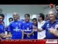 احتفال لاعبى الاهلى بعيد ميلاد مانويل جوزيه كامل