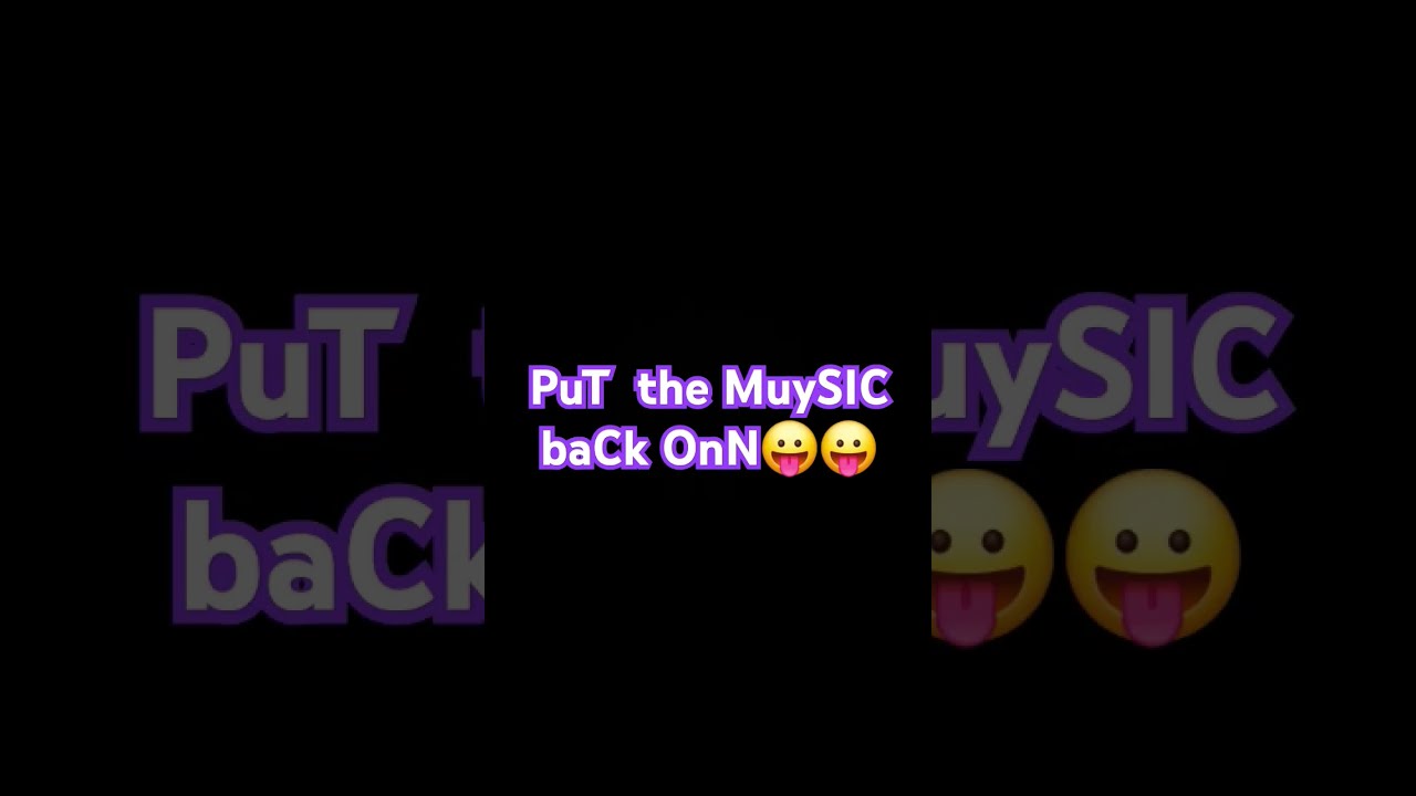 Ik I Spelled Music Wrong Did It On Purpose Helpmemakethismakesense Viral Foryou Party Dance 