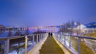 4K Seoul Night Walk! Beautiful & exciting Seongsu-dong Cafe streets, Seoul forest park & Han River by Seoul Trip Walk 27,115 views 1 year ago 1 hour, 40 minutes