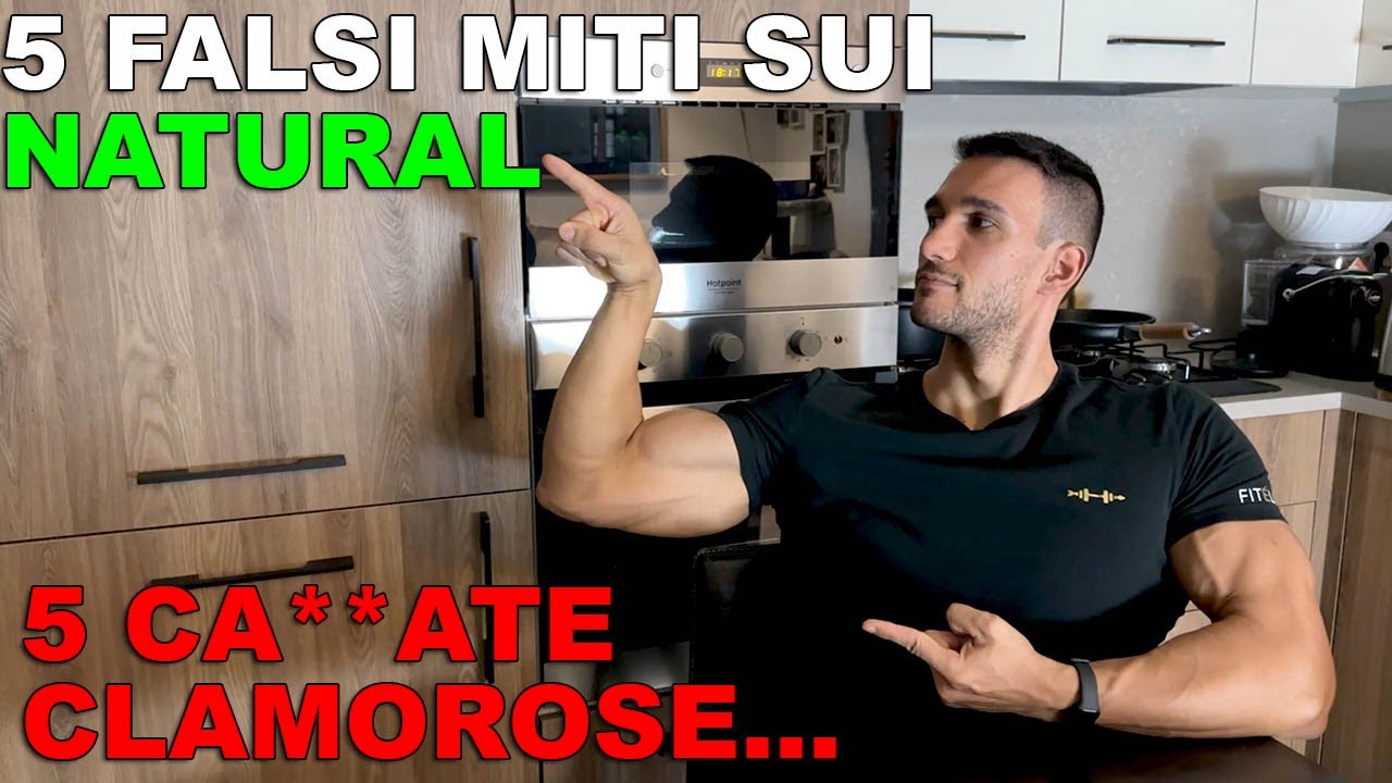 5 FALSI MITI SUL NATURAL BODYBUILDING! BASTA DISINFORMAZIONE...