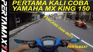 Pertama Kali Testride Yamaha MX KING 150 Biru Terbaru 2022 🦆 Irit Bensin ? Jogja Motor Bebek Kencang