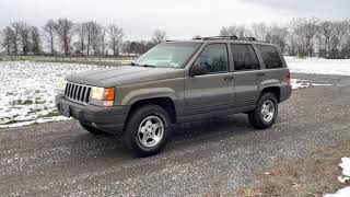 1998 Jeep Grand Cherokee Laredo | POV Drive, Walk Around and Cold Start