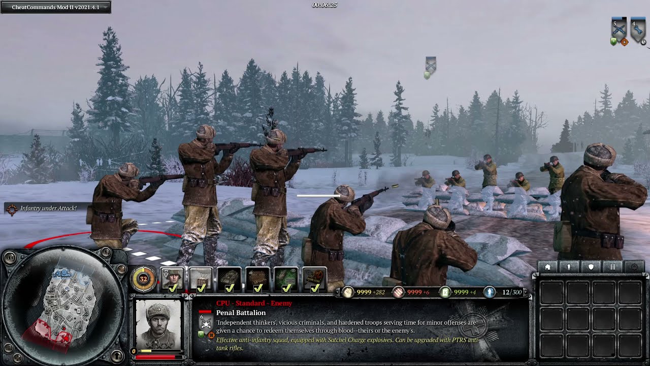 Company of Heroes 2: US Rifleman vs Penal Battalion - YouTube