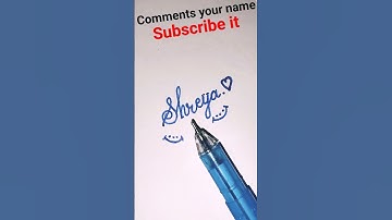 Shreya cursive signature calligraphy#shreya #calligraphy  #signature #shorts🙂🙏