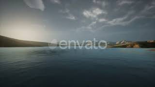 Beautiful Calm Lake with Sunset | Motion Graphics - Envato elements