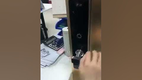 P8010 fingerprint lock wechat setting