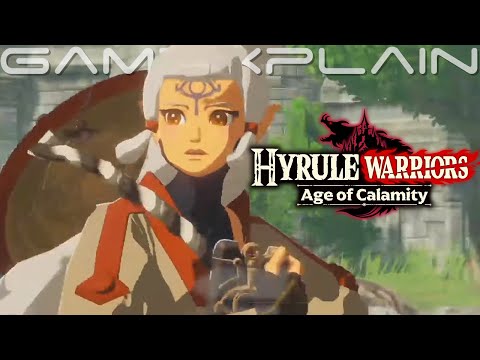 10+ Minutes of Hyrule Warriors: Age of Calamity Gameplay (Young Impa, Mini Guardian, & More! - TGS)