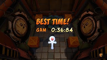 CRASH BANDICOOT 1 N-SANE TRILOGY PLATINUM RELIC #17: "CORTEX POWER - 0:36:84"