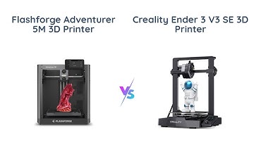 Flashforge Adventurer 5M vs Creality Ender 3 V3 SE 3D Printer 😲🔥