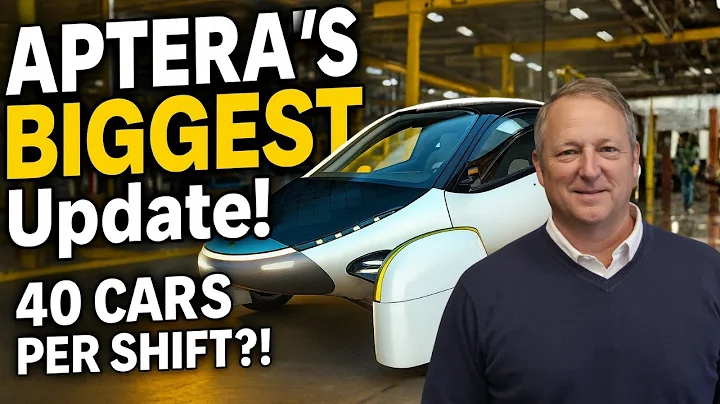 40 Cars Per Shift? Aptera Reveals Stunning New Production Target!
