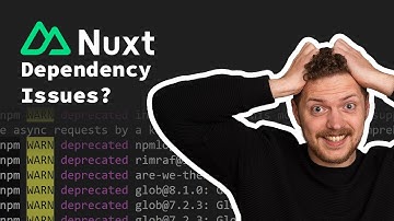 🚨 Dependency warnings in a fresh Nuxt application?