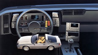 What's the funkiest / strangest automotive interior of the 1980s? 19846 Camaro Berlinetta