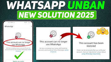 This account can no longer use Whatsapp Problem New Solution 2025 || Whatsapp New Unban Method 2025