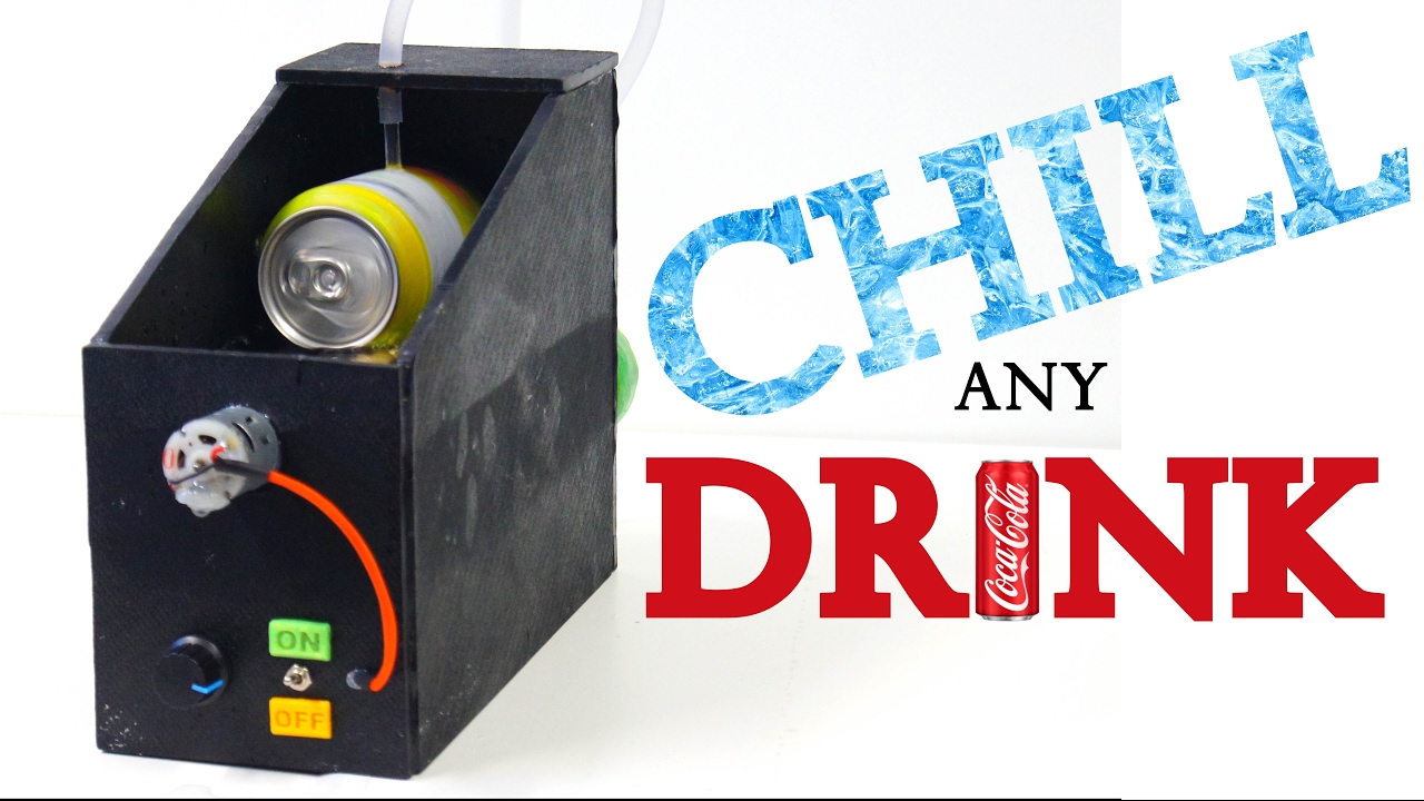 Chill-o-Matic Chills Your Soda or Beer Can in 60 Seconds