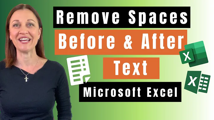 Ta enkelt bort extra utrymmen i Excel-celler