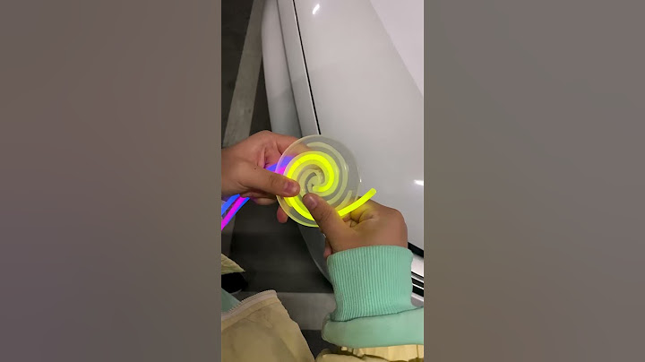原来荧光棒还可以这样玩！