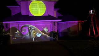 This is Halloween - Nightmare Before Christmas (House Map Projection)