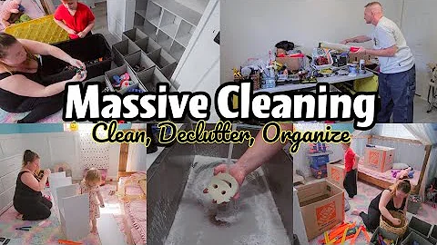 MASSIVE CLEAN DECLUTTER AND ORGANIZE / SPEED CLEANING MOTIVATION / CLEAN WITH ME