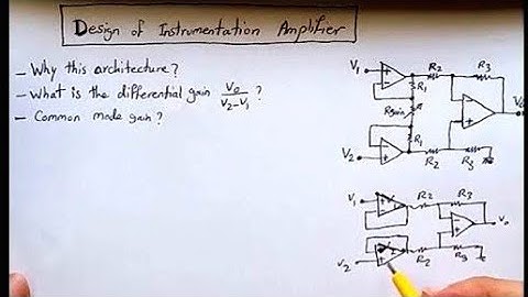 Design of Instrumentation Amplifier - Part 1: Explaining the 3-Opamp Architecture