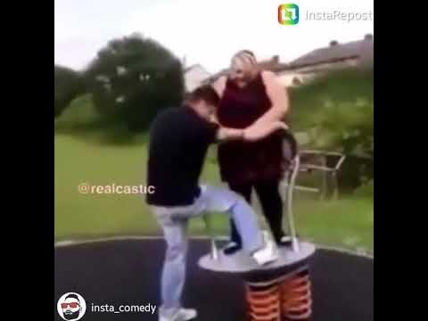 Guy gets launched off playground - YouTube