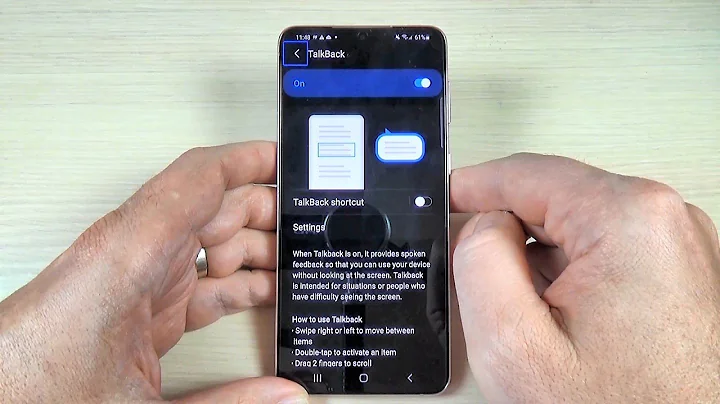How to Turn Off Voice Assistant (TalkBack) on Samsung Galaxy S21, S21 Plus & Ultra
