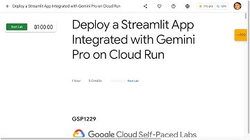 Deploy a Streamlit App Integrated with Gemini Pro on Cloud Run GSP1229