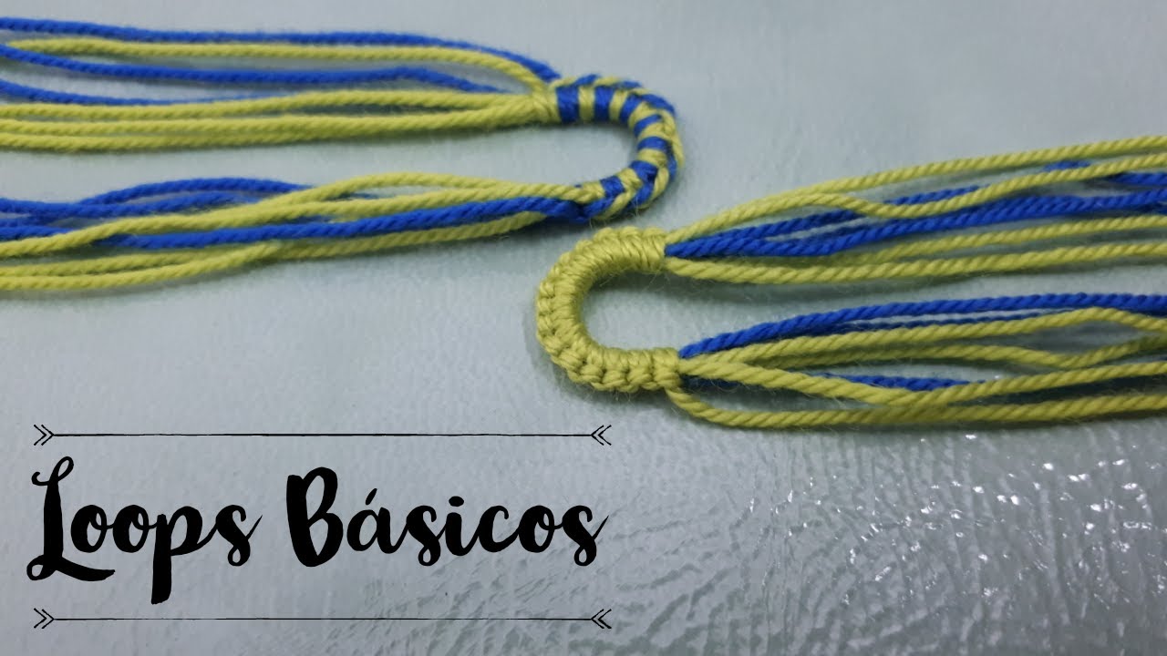 LOOPS BÁSICOS || Friendship Bracelets - YouTube