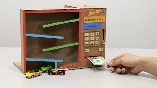 Hot Wheels Vending Machine DIY from Cardboard