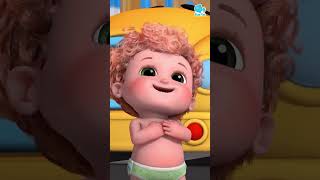 Wheels on the Bus funny dance | Kids Songs | Monkey Banana Dance #shorts #shortsfeed