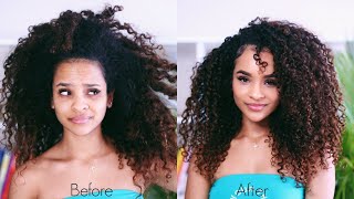 CURLY HAIR ROUTINE