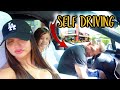 LETTING OUR TESLA DECIDE WHAT WE EAT FOR 24 HOURS!! **self-drive**