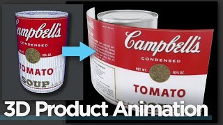 Maya 3D Wrap Object , Adding Label to Product Animation Setup