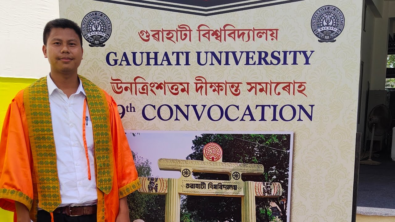 Attended 29th Convocation of Gauhati UniversityFrancis Hanse