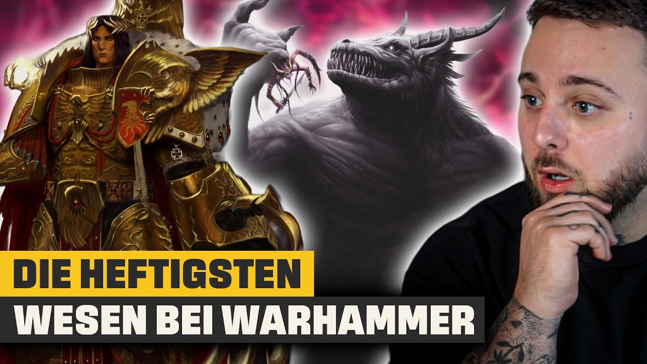 Die 5 MÄCHTIGSTEN WESEN im Warhammer 40K Universum! | Warhammer 40K Lore auf Deutsch