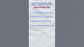 Software Testing Scenario Based Interview Questions and Answers | STAD Solution
