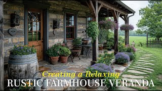 Charming Rustic Farmhouse Veranda Design Ideas screenshot 2