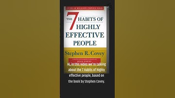 Uncovering the Secret to Success: Know About the 7 Habits of Highly Effective People! #shorts
