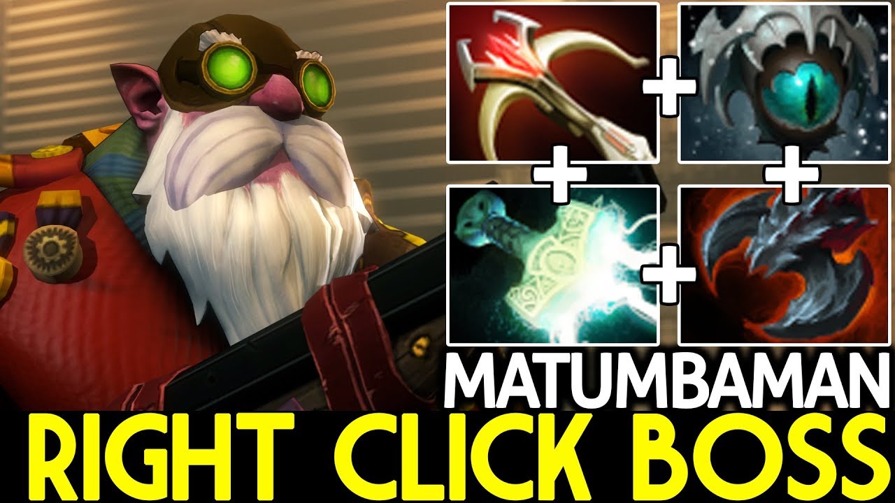 Matumbaman [Sniper] Monster Late Game Right Click Boss 7.21 Dota 2 - YouTube