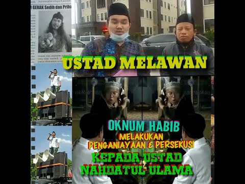 USTAD HASAN YANG DIGAPLOK SANDAL & DIPERSEKUSI HABIB SALIM, MELAWAN - GeRAK; PERCAYA PENEGAK HUKUM