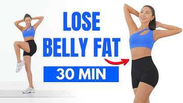 Get rid of BELLY FAT in 1 Week 🔥 30 Min Standing Workout - No Jumping, No Squat, No Lunge